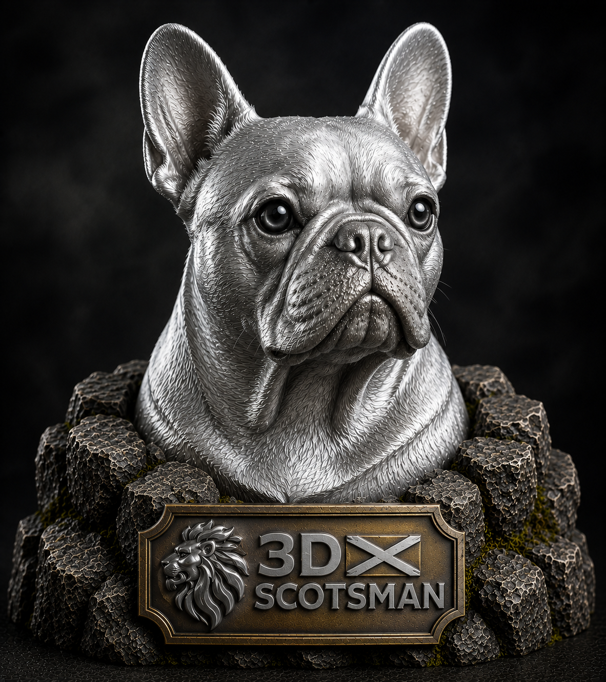 Dog Portrait Bust