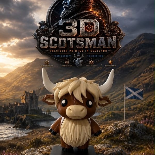 Highland Cow Figurine